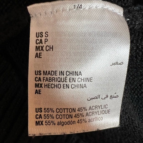 CHARTER CLUB Blue holidays Sweater with Red and White Reindeer Pattern/size S - Picture 5 of 10